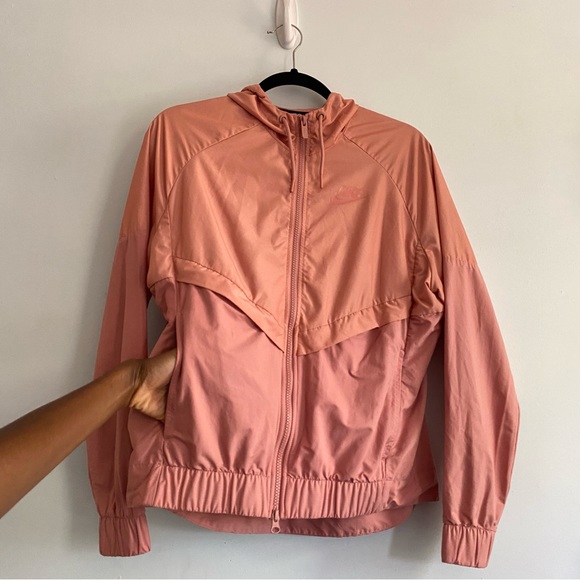Nike Light Pink Windbreaker Jacket Size M - Picture 5 of 11